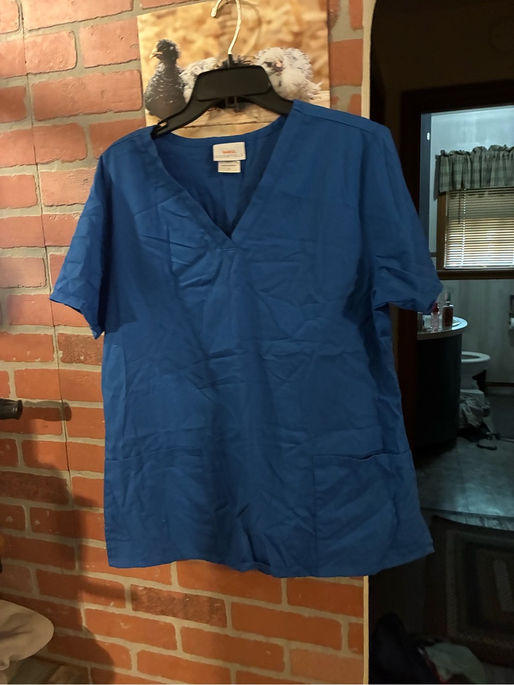 Barco Uniforms Royal Blue V-Neck Women's Scrub Top